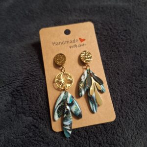 Boucles d'oreilles Aura asymétriques